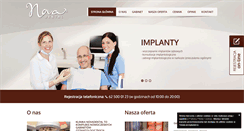 Desktop Screenshot of novadental.pl